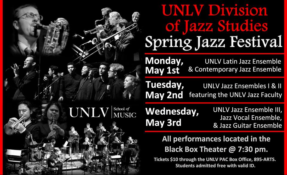 UNLV Spring Jazz Festival April 29-May 1